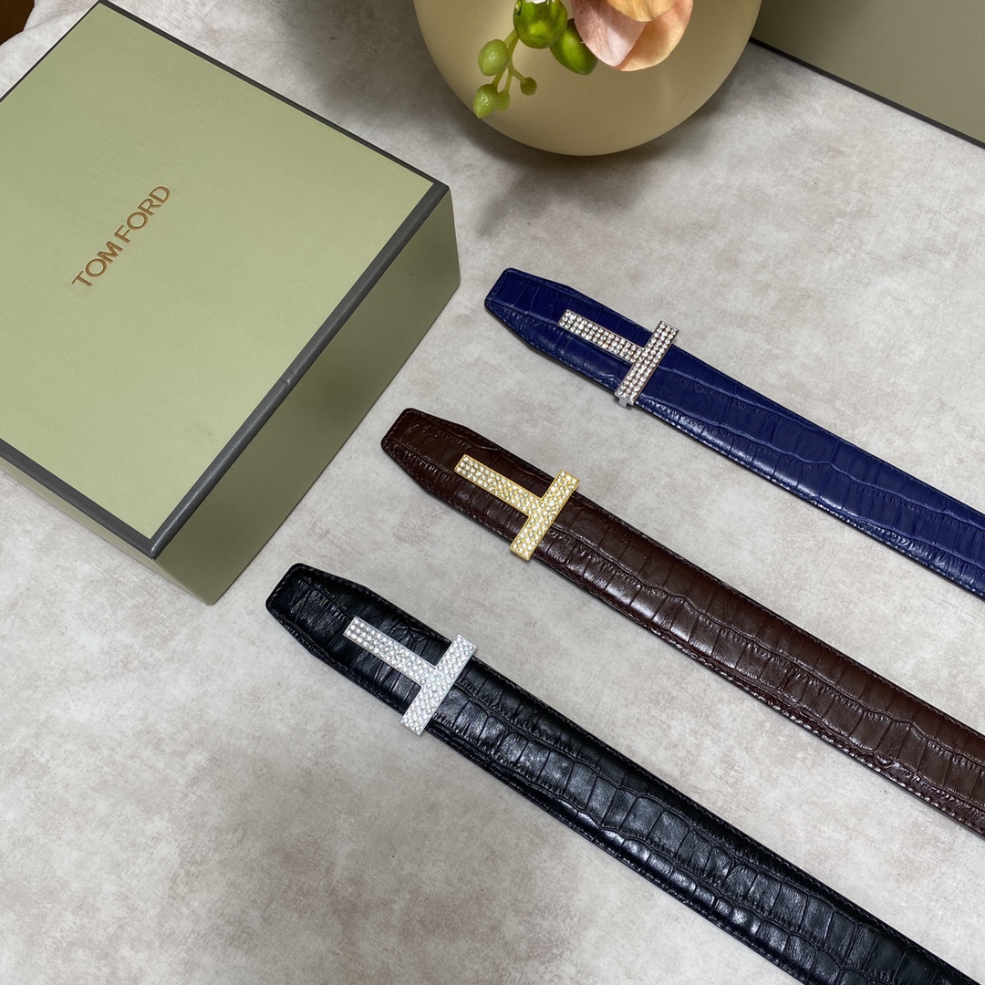 Tom Ford Basic Belt Top Grain Leather