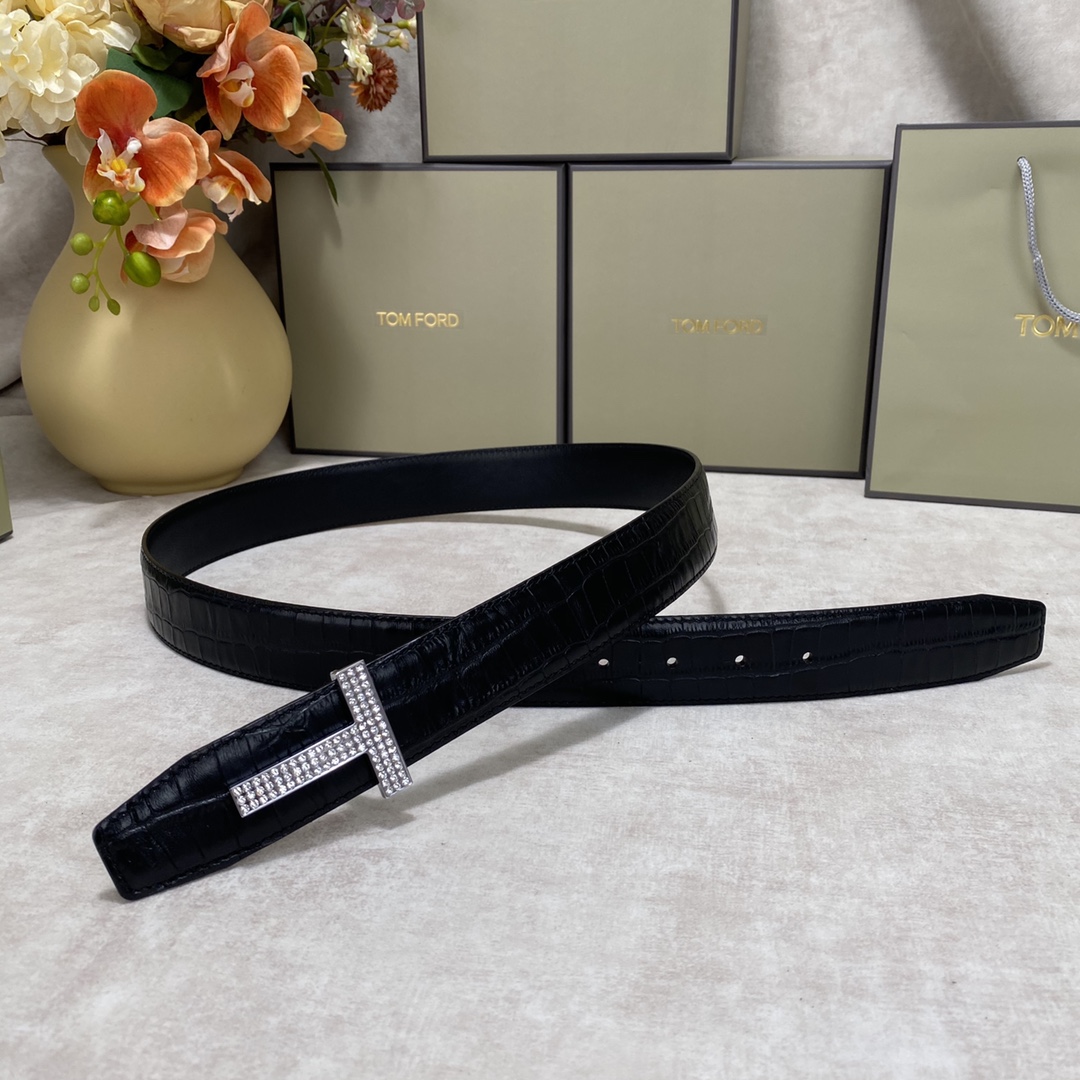 Tom Ford Basic Belt Top Grain Leather