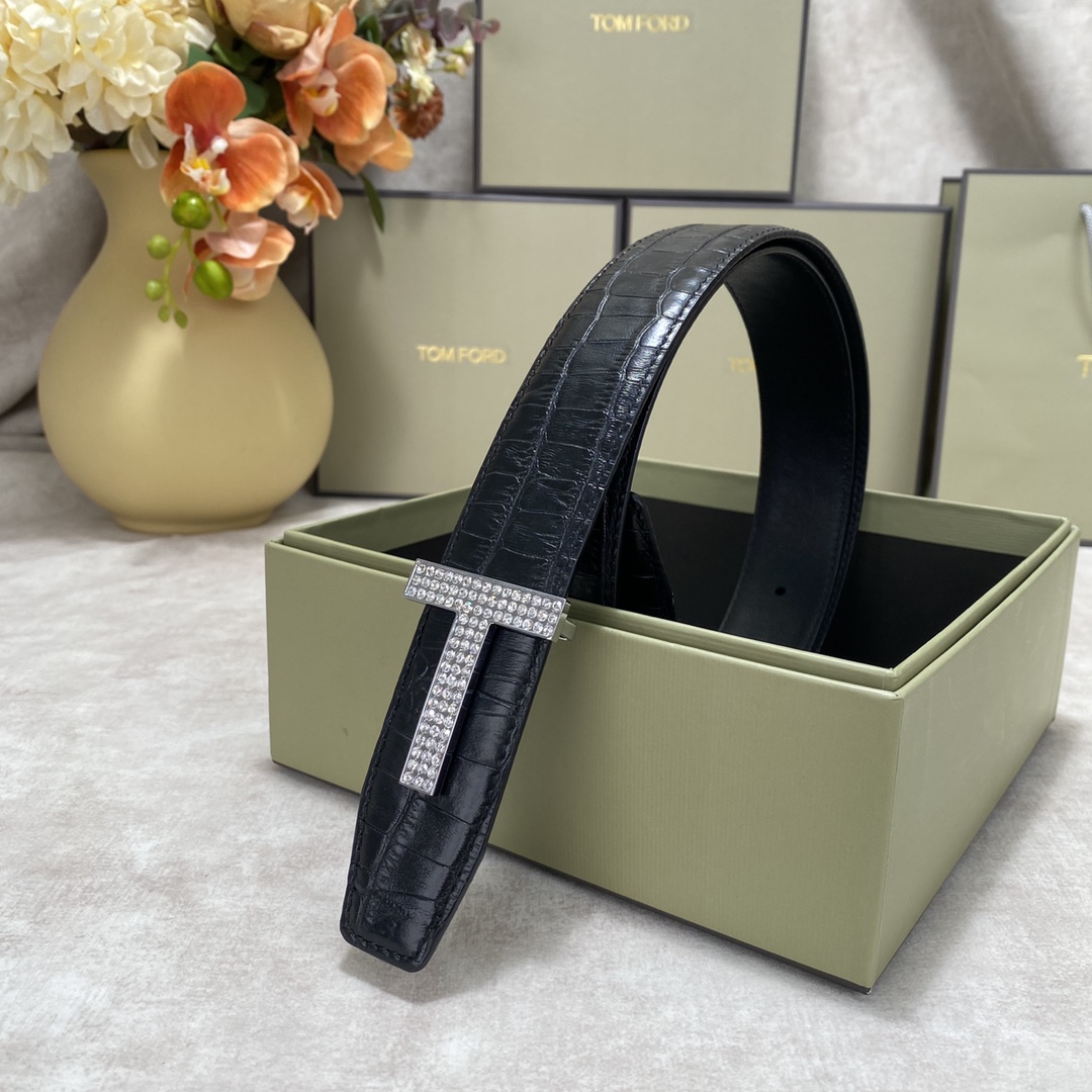 Tom Ford Basic Belt Top Grain Leather