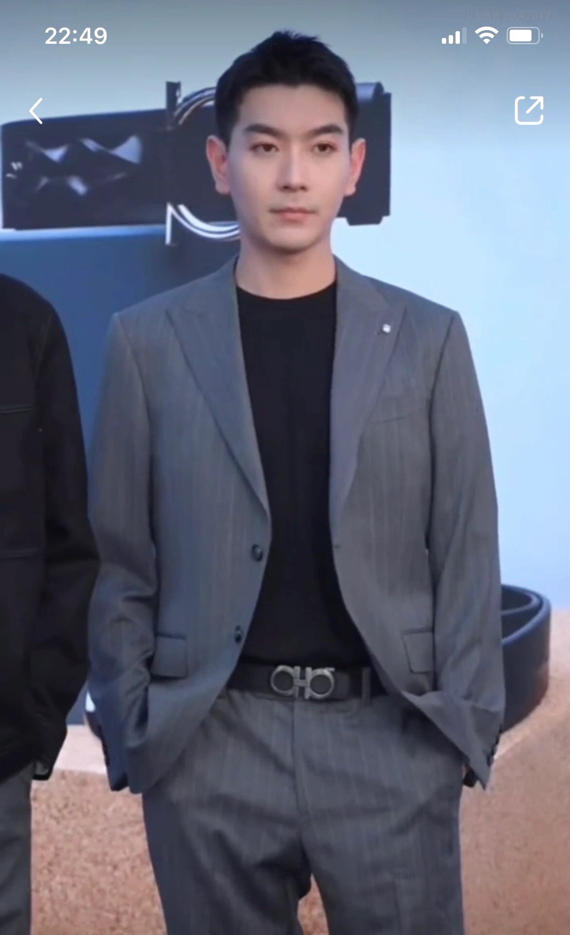 Salvatore Ferragamo Male Leather Belt S-m-l