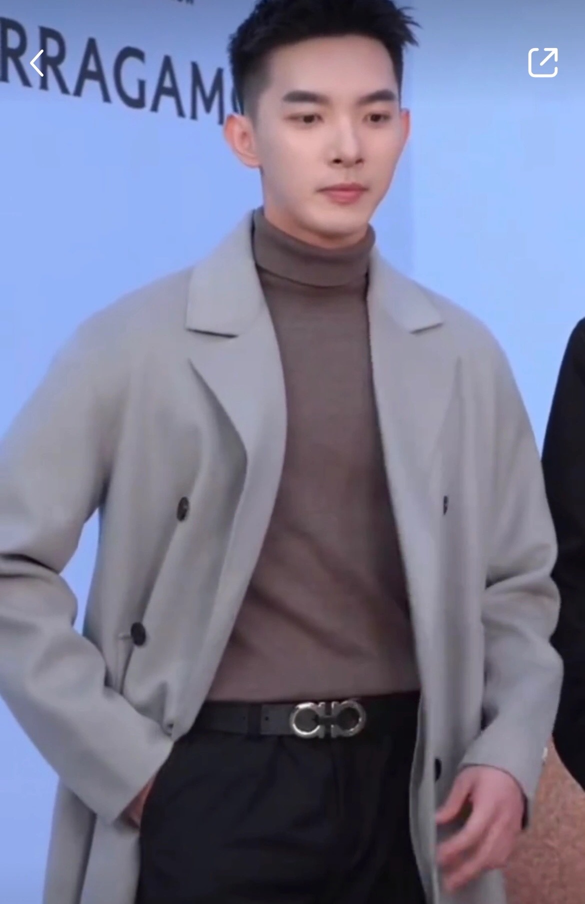 Salvatore Ferragamo Male Leather Belt S-m-l