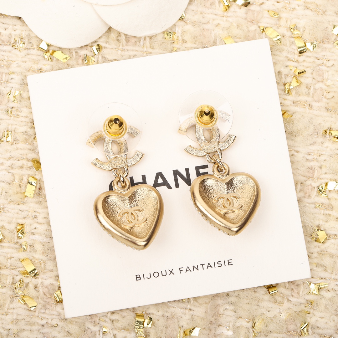 Chanel Earrings Inlaid L