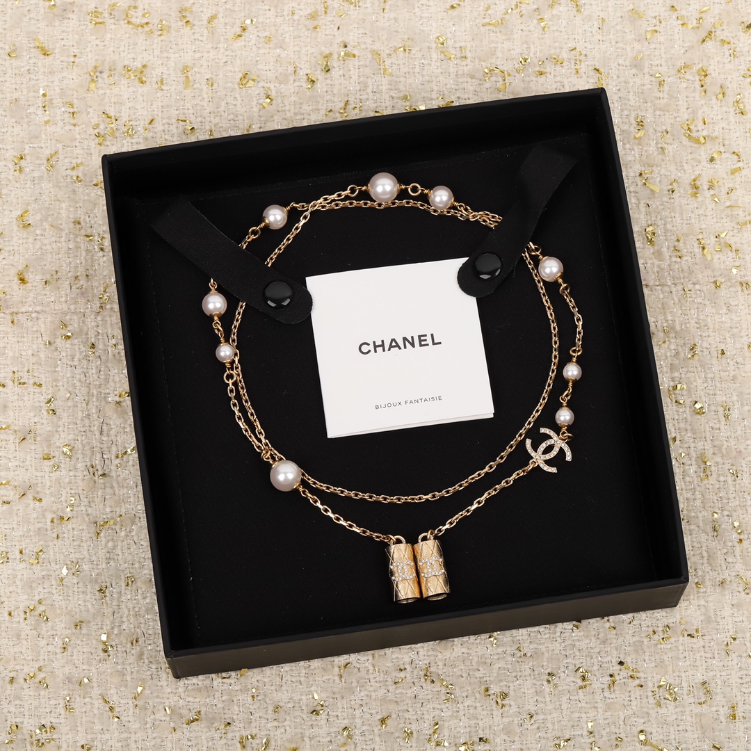Chanel Necklace Pearl S-l