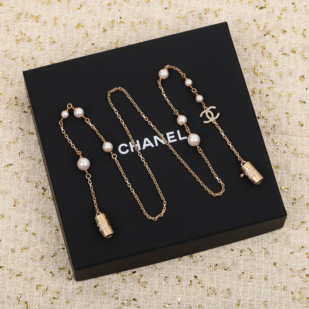 Chanel Necklace Pearl S-l