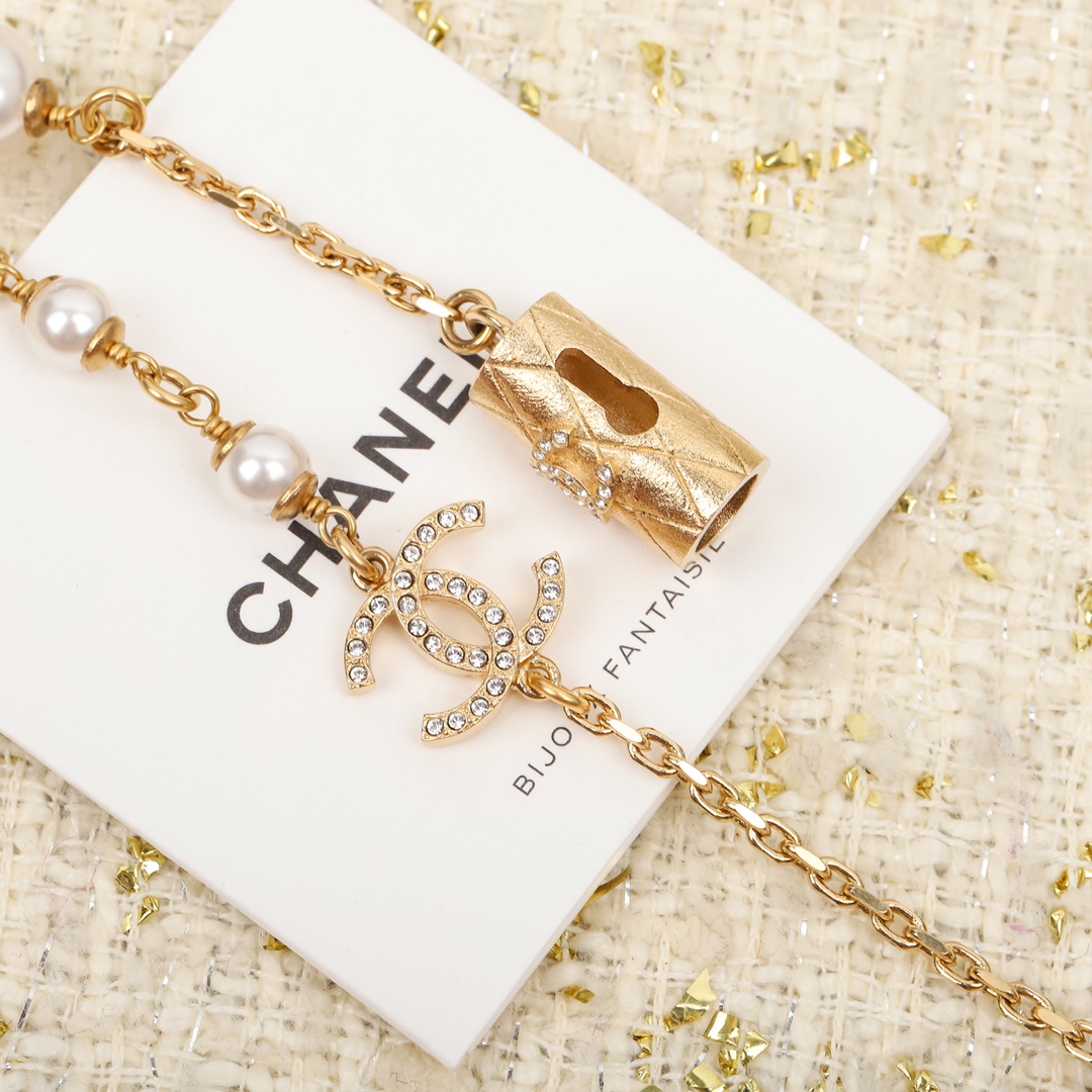 Chanel Necklace Pearl S-l