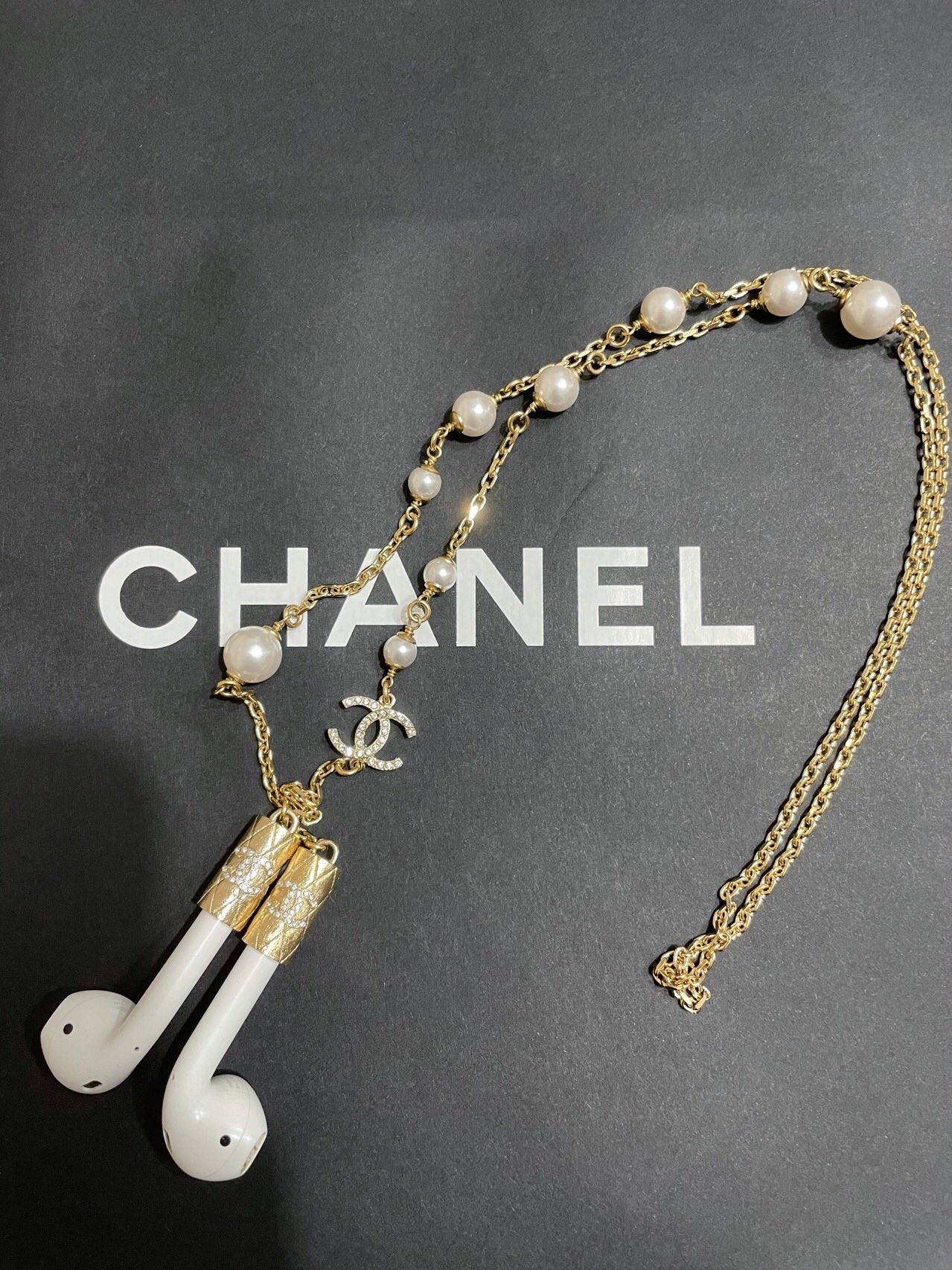 Chanel Necklace Pearl S-l
