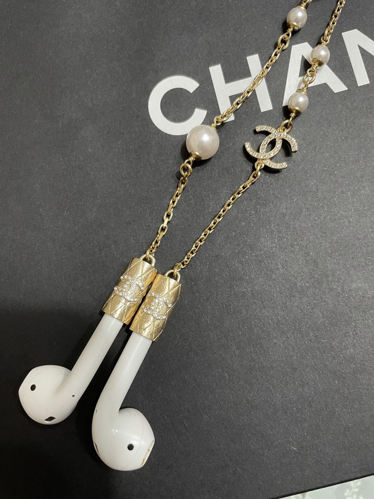 Chanel Necklace Pearl S-l