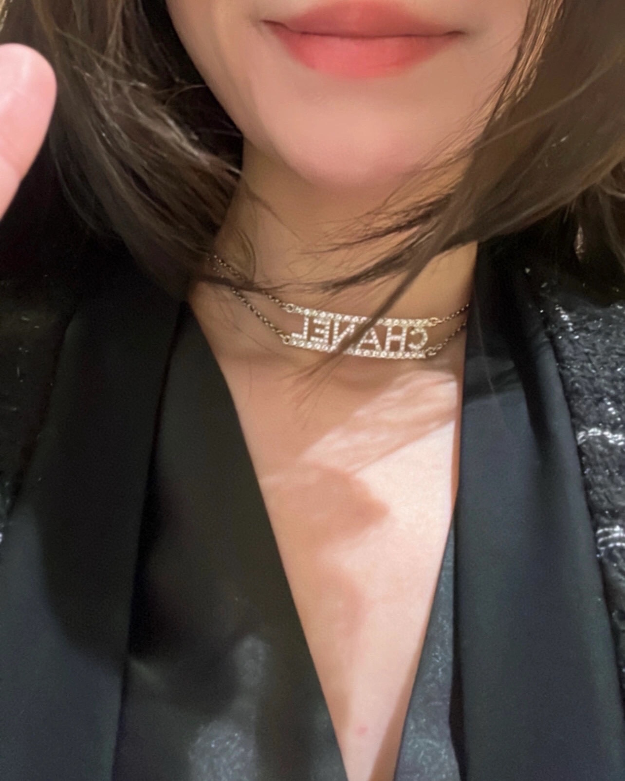 Chanel Necklace Pearl L