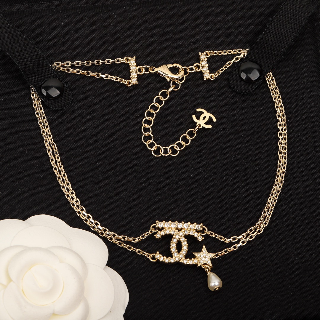 Chanel Necklace Pearl L