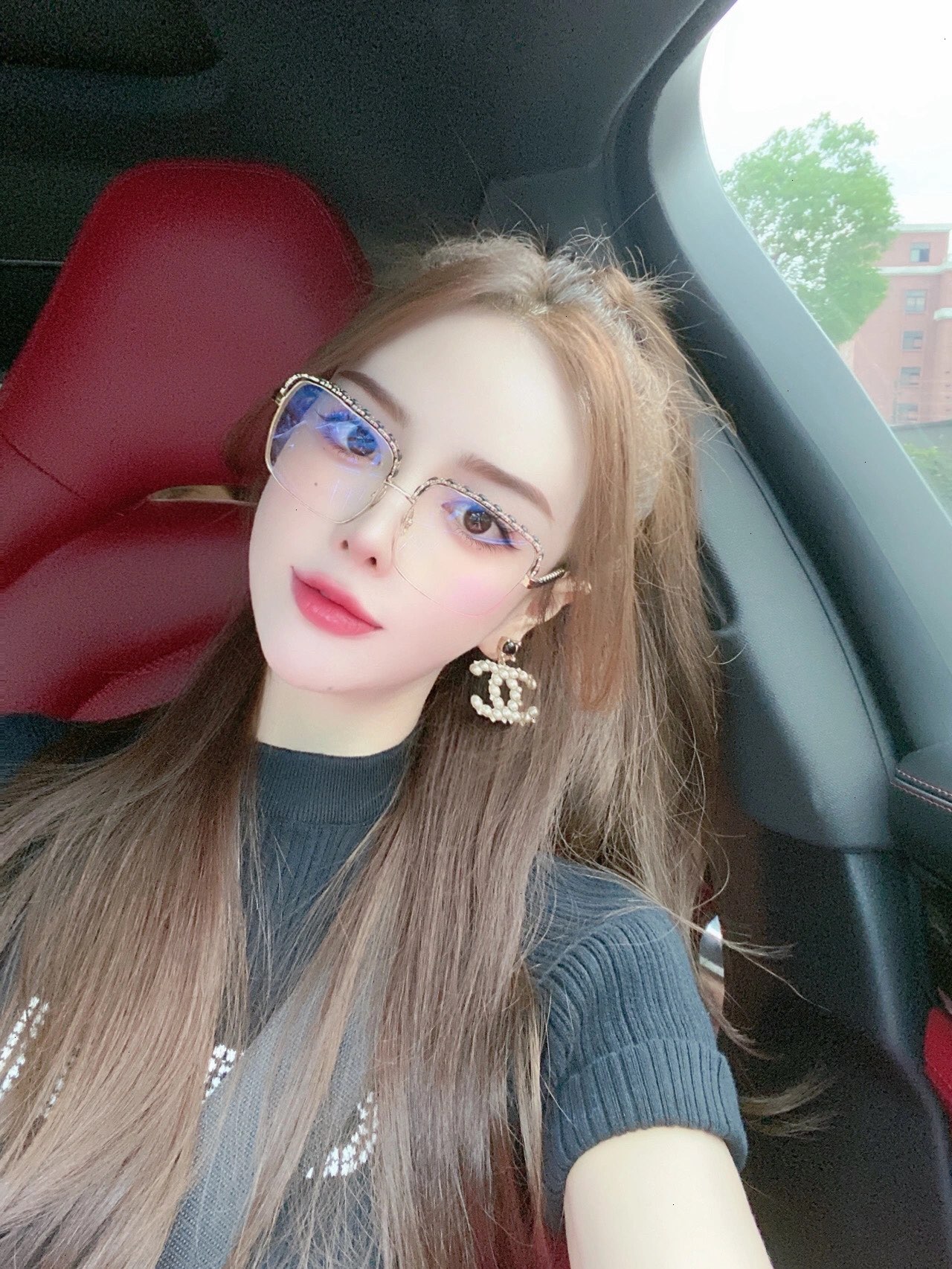 Chanel Female Earrings Pearl L