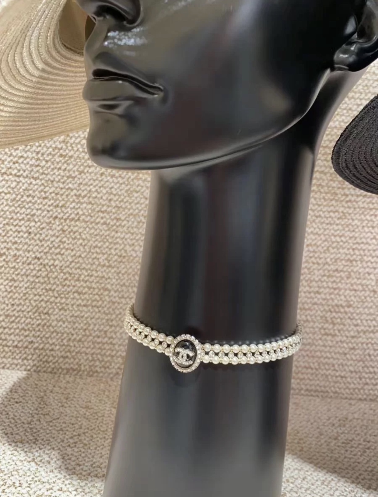 Chanel Necklace Pearl L