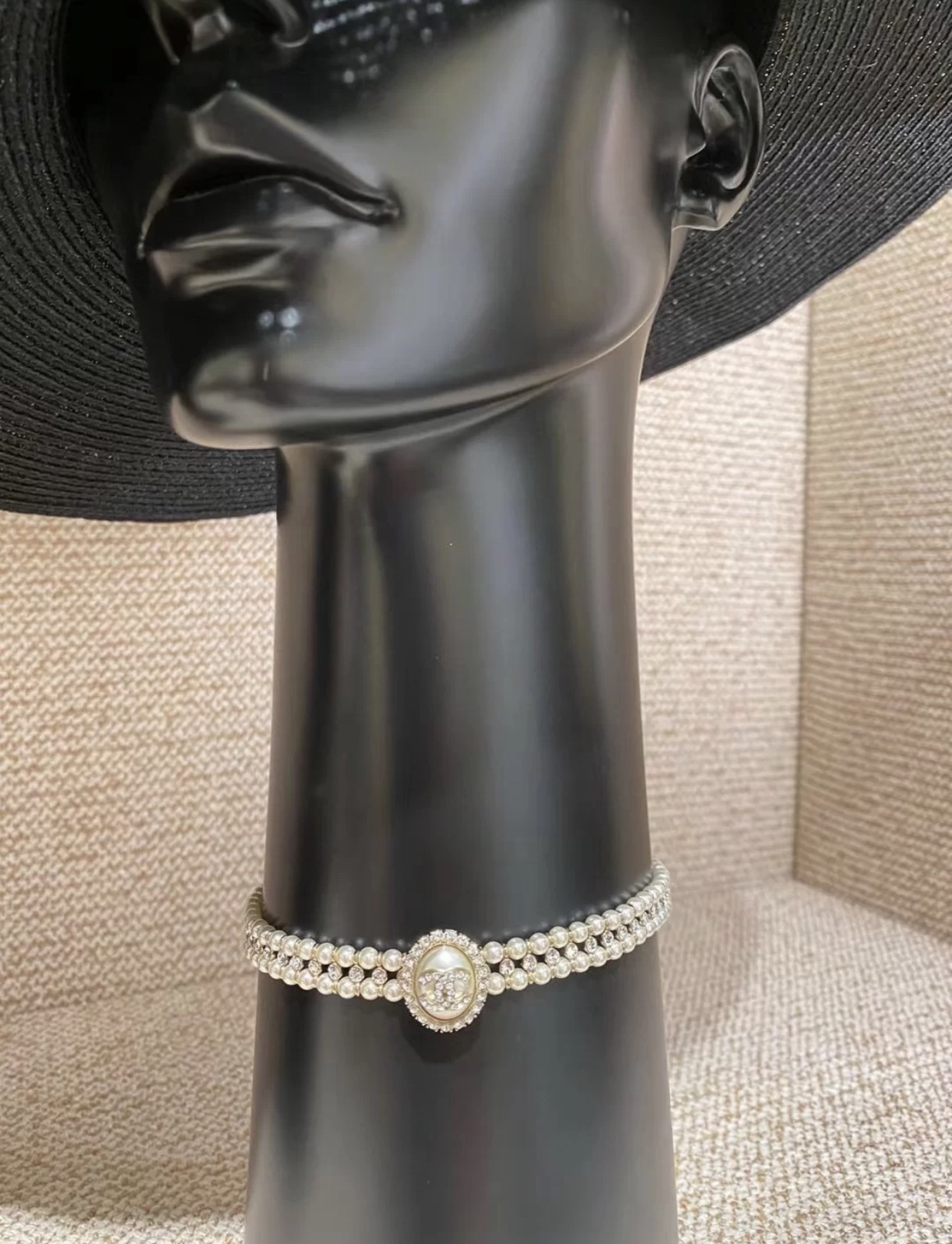 Chanel Necklace Pearl L