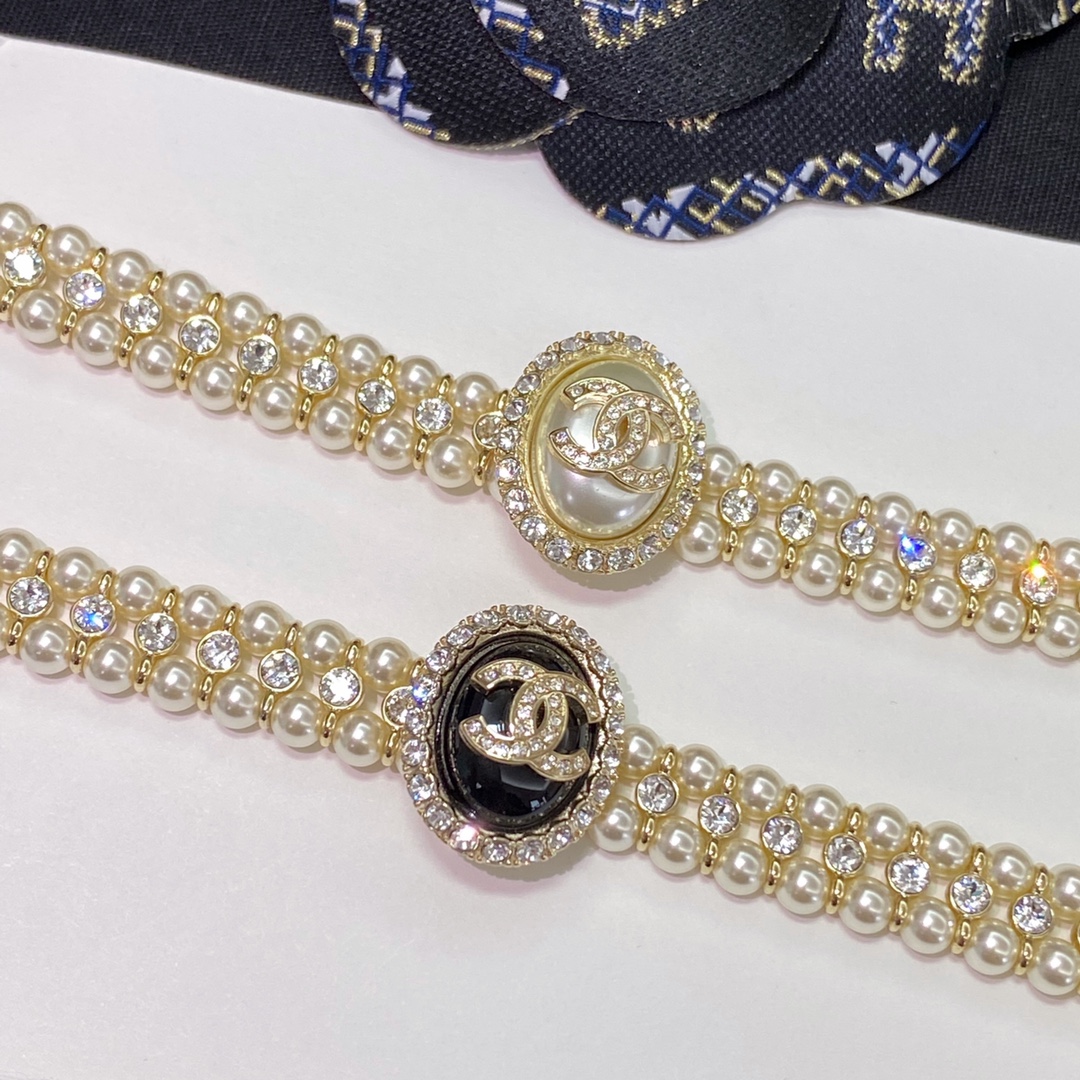 Chanel Necklace Pearl L