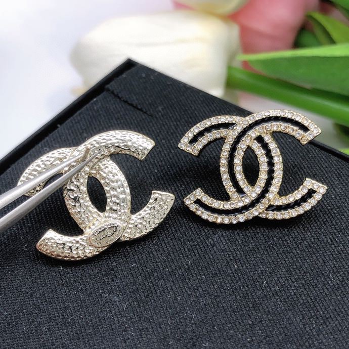 Chanel Earrings Silver L