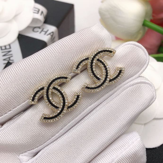 Chanel Earrings Silver L