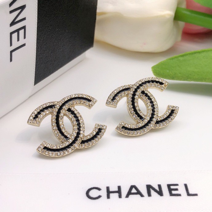 Chanel Earrings Silver L