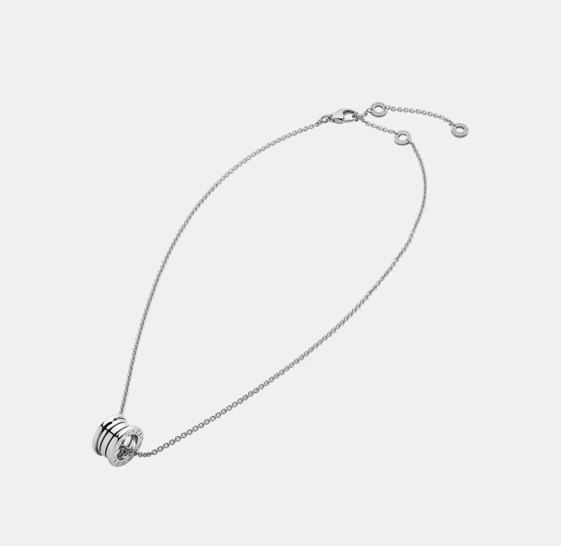 Bvlgari Necklace Platinum Rose Gold S-l