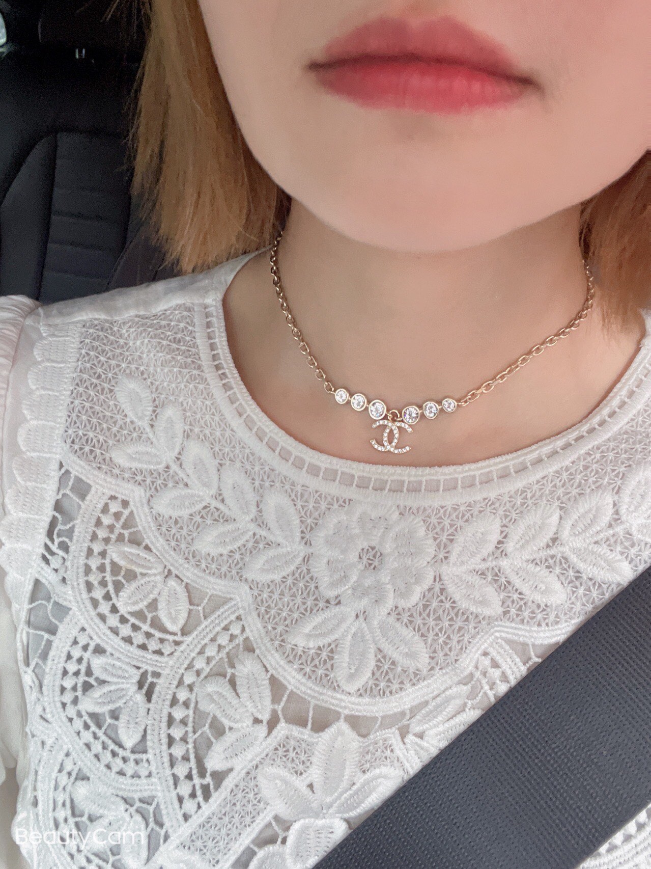 Chanel Necklace Silver Gold