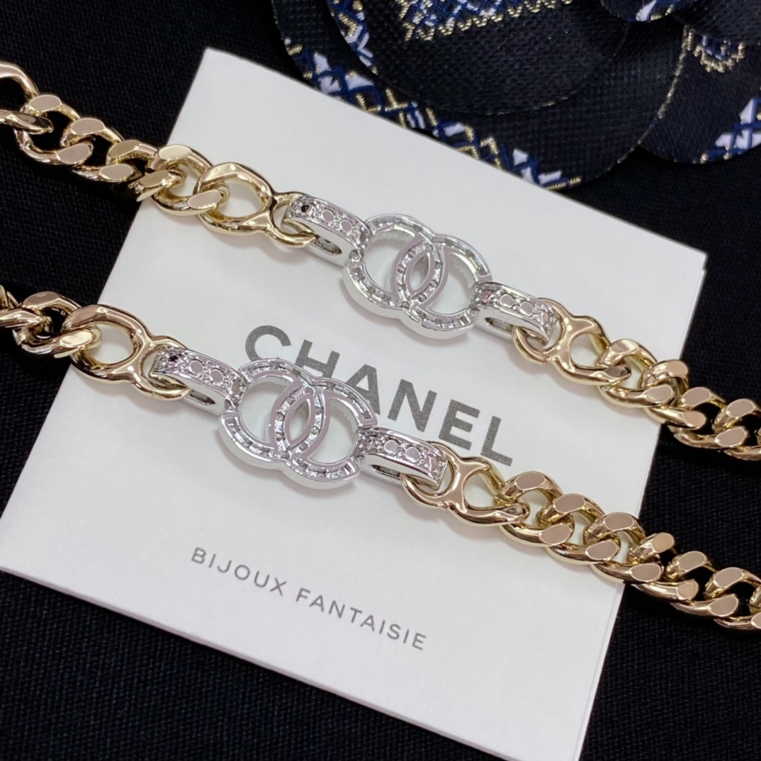 Chanel Basic Jewelry Silver Gold