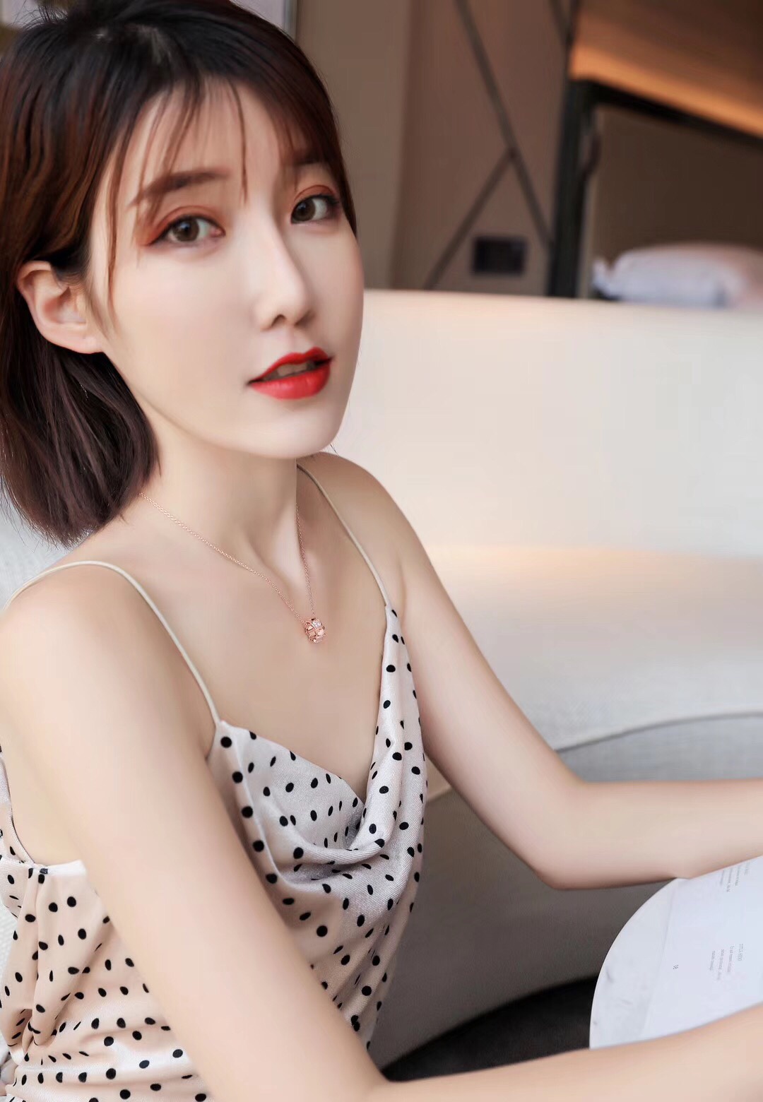 Bvlgari Necklace Diamond Rose Gold Adjustable S