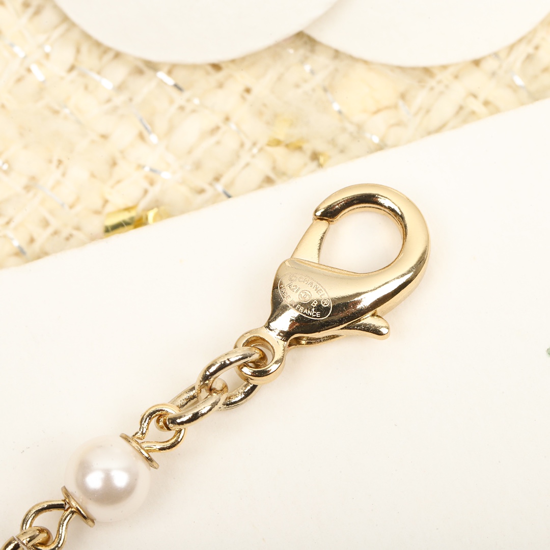 Chanel Bracelet Pearl Pink Adjustable