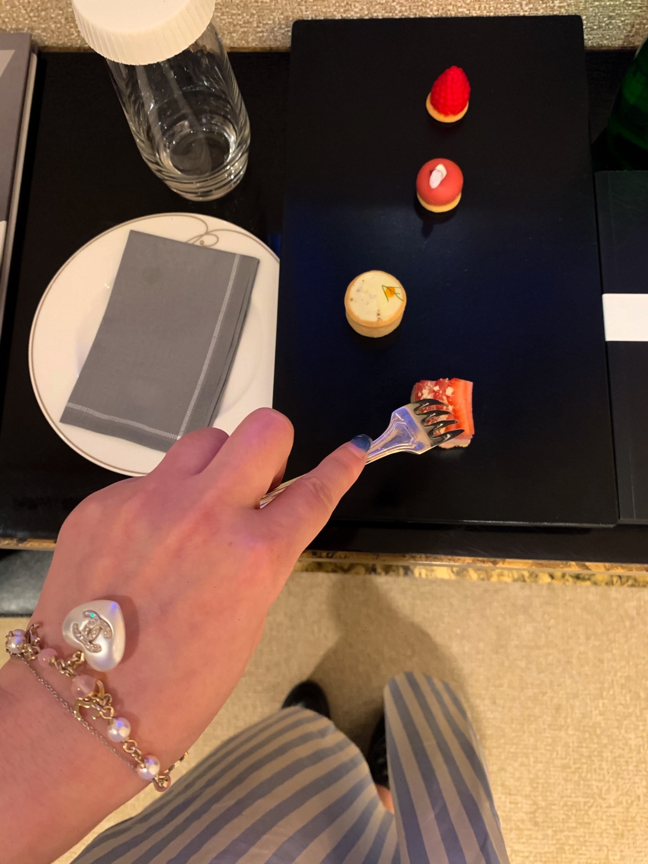 Chanel Bracelet Pearl Pink Adjustable