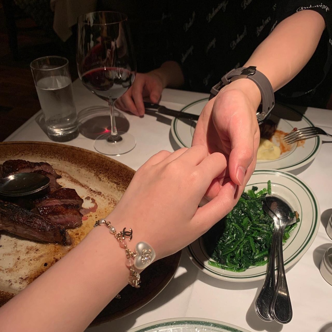 Chanel Bracelet Pearl Pink Adjustable