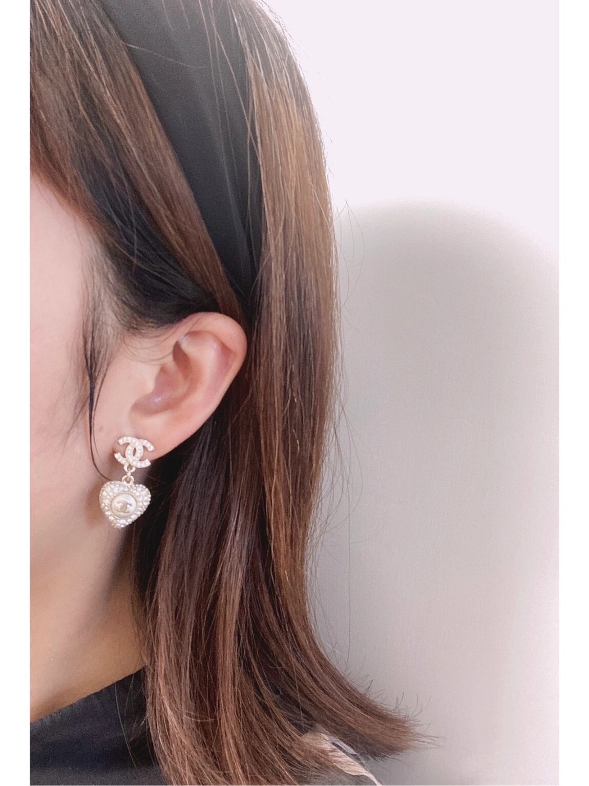 Chanel Earrings Pearl