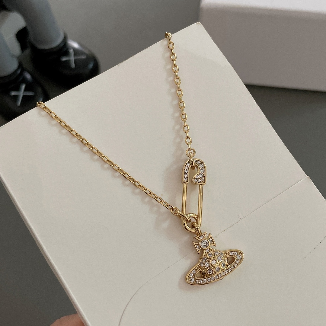 Viviennewestwood Necklace Silver Gold S