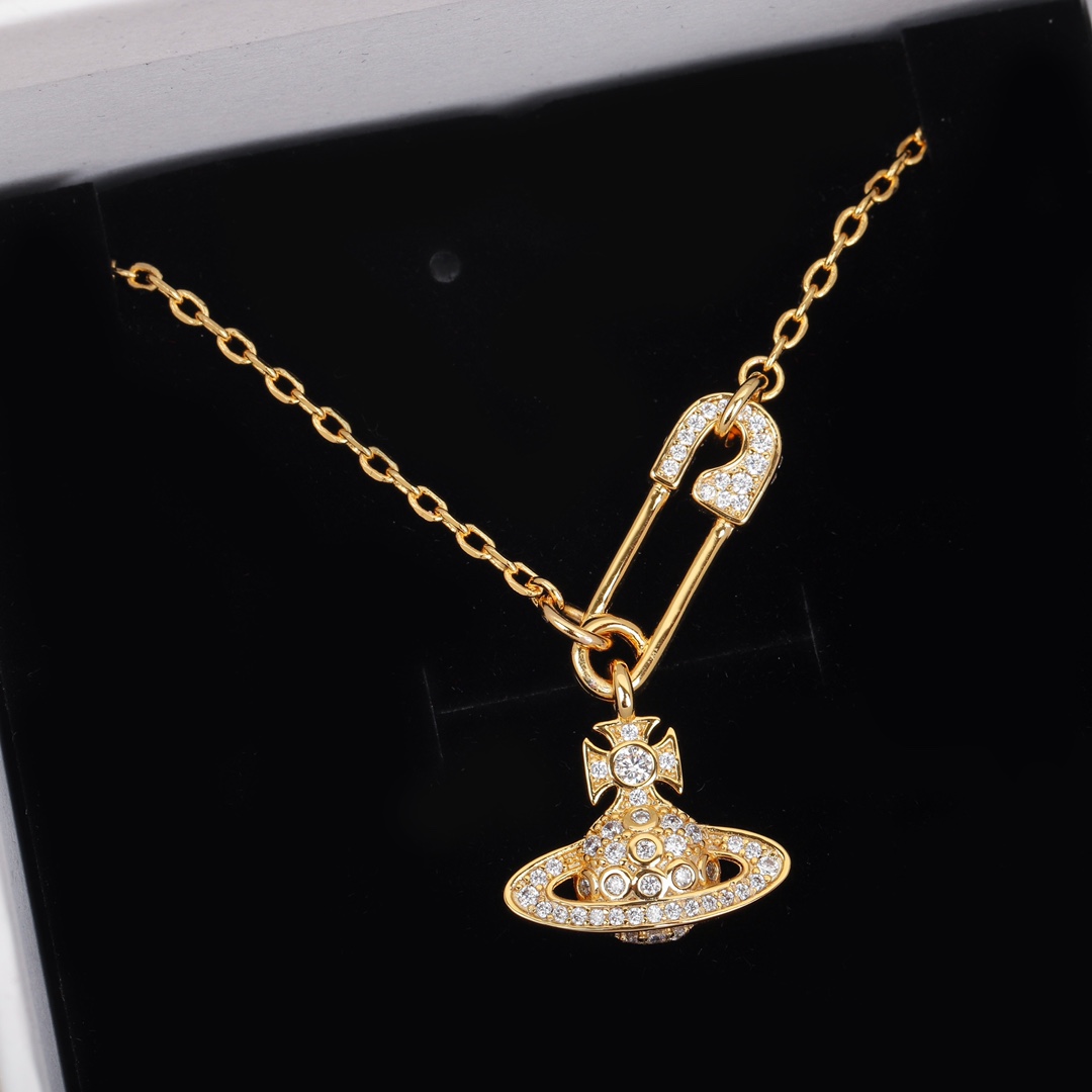 Viviennewestwood Necklace Silver Gold S