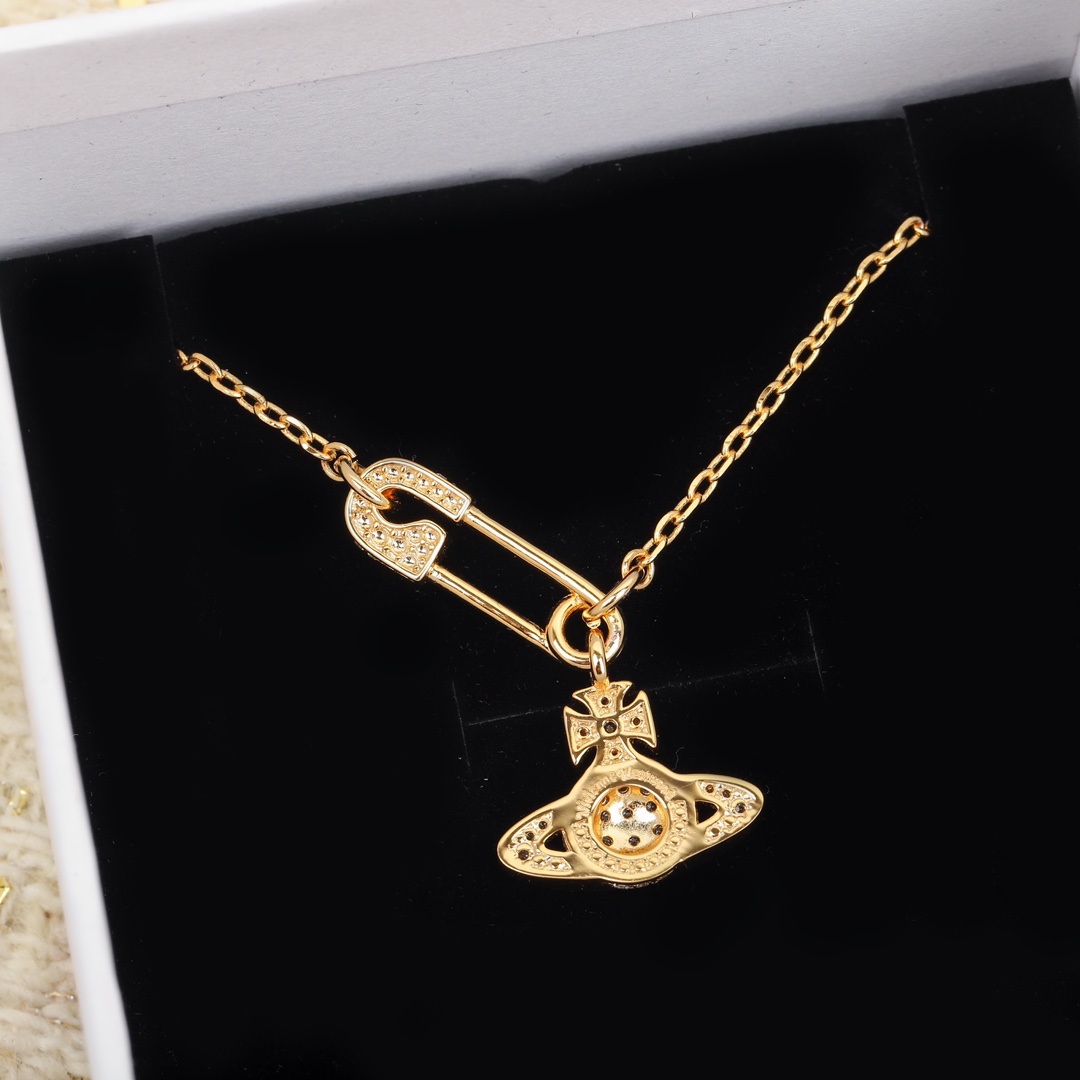 Viviennewestwood Necklace Silver Gold S