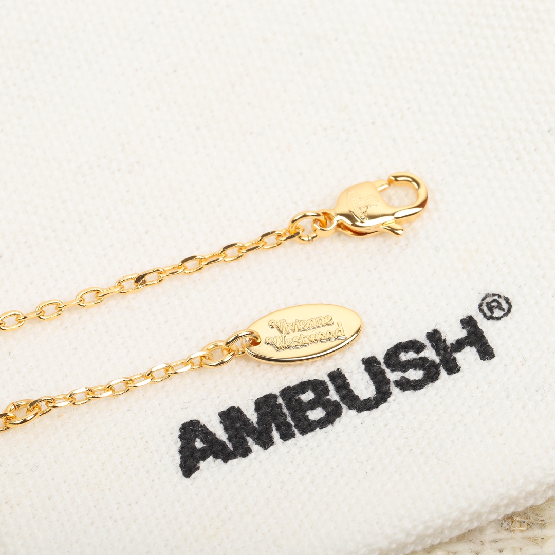 Viviennewestwood Necklace Silver Gold S