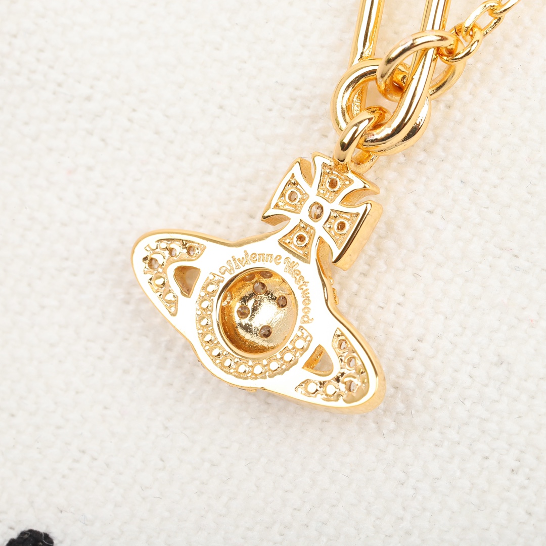 Viviennewestwood Necklace Silver Gold S