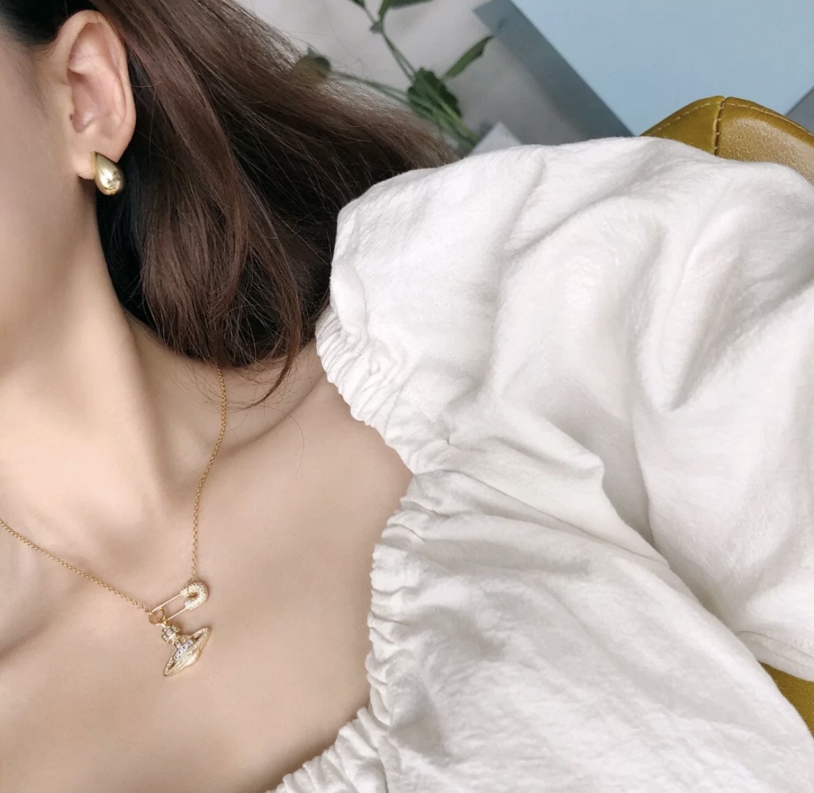 Viviennewestwood Necklace Silver Gold S