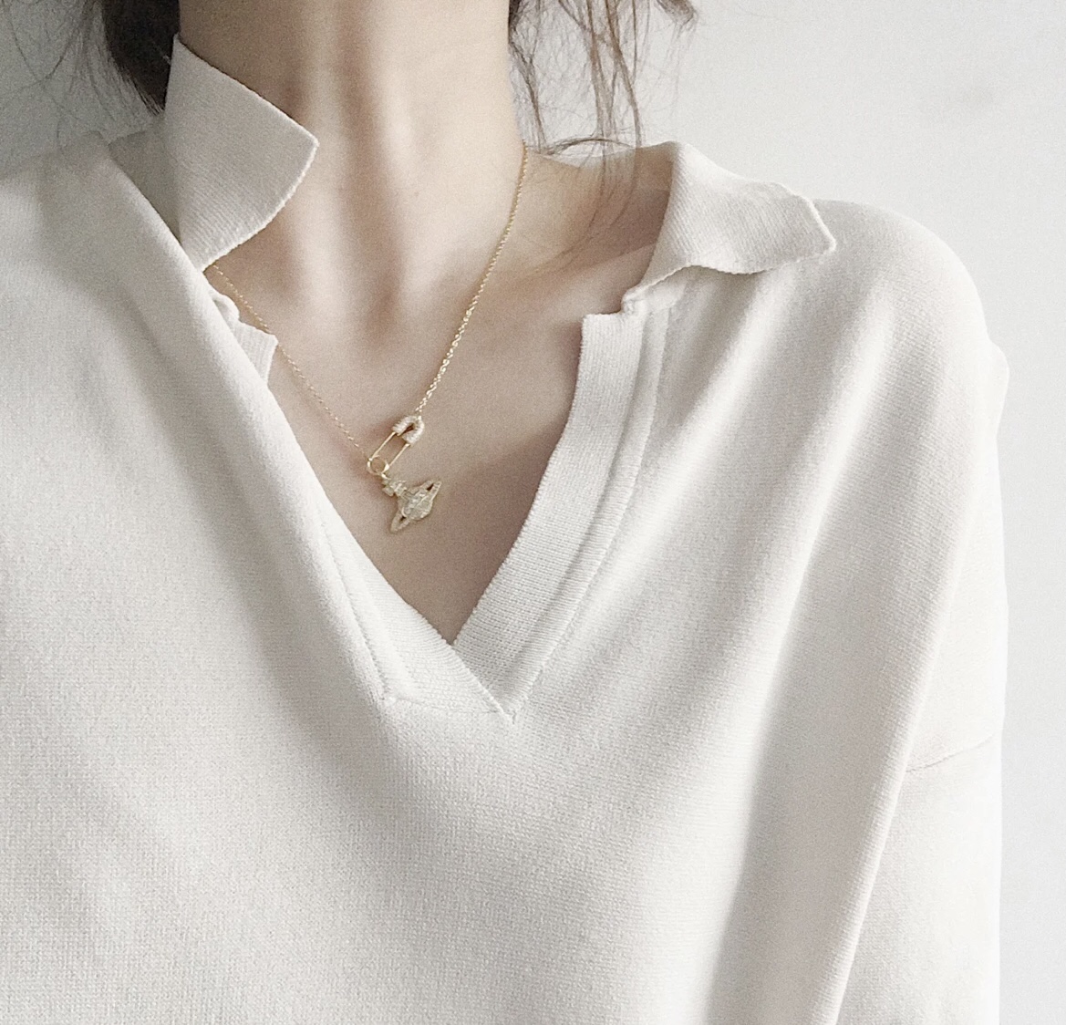 Viviennewestwood Necklace Silver Gold S