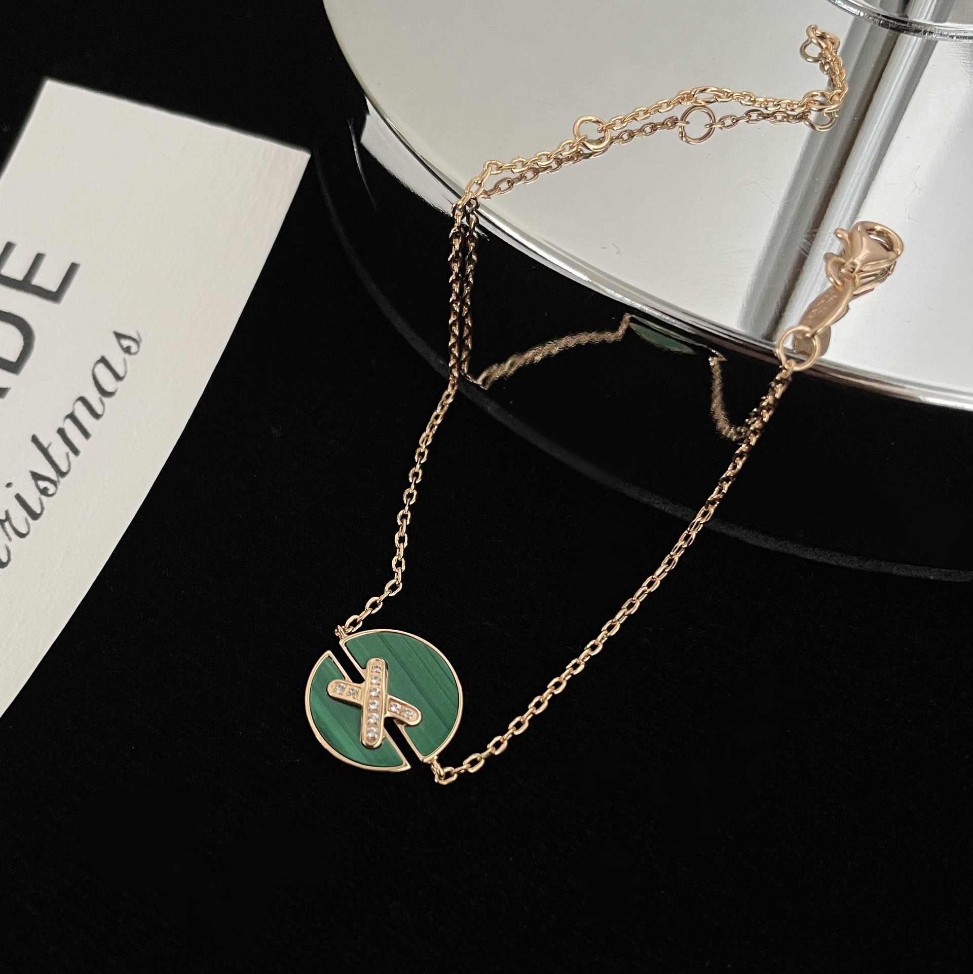 Chanel Bracelet Diamond Rose Gold Inlaid S-l-m