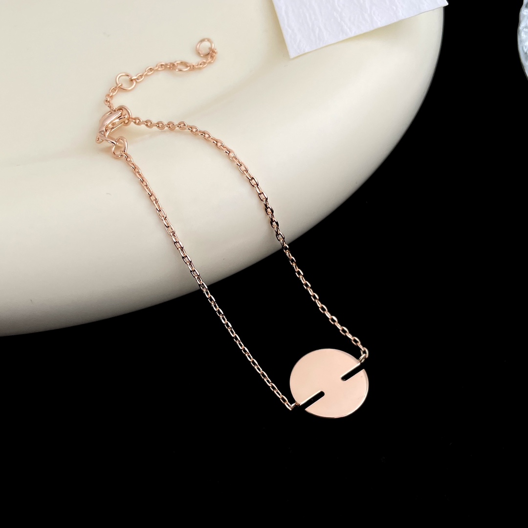 Chanel Bracelet Diamond Rose Gold Inlaid S-l-m