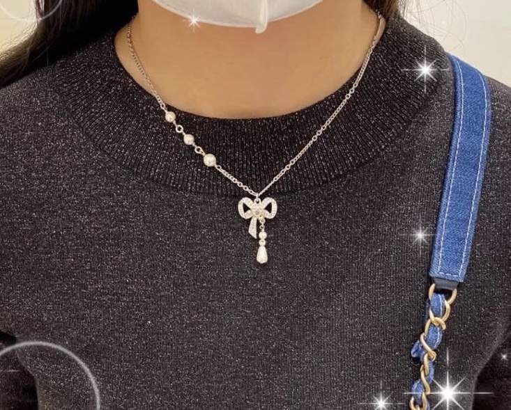 Chanel Necklace Pearl L