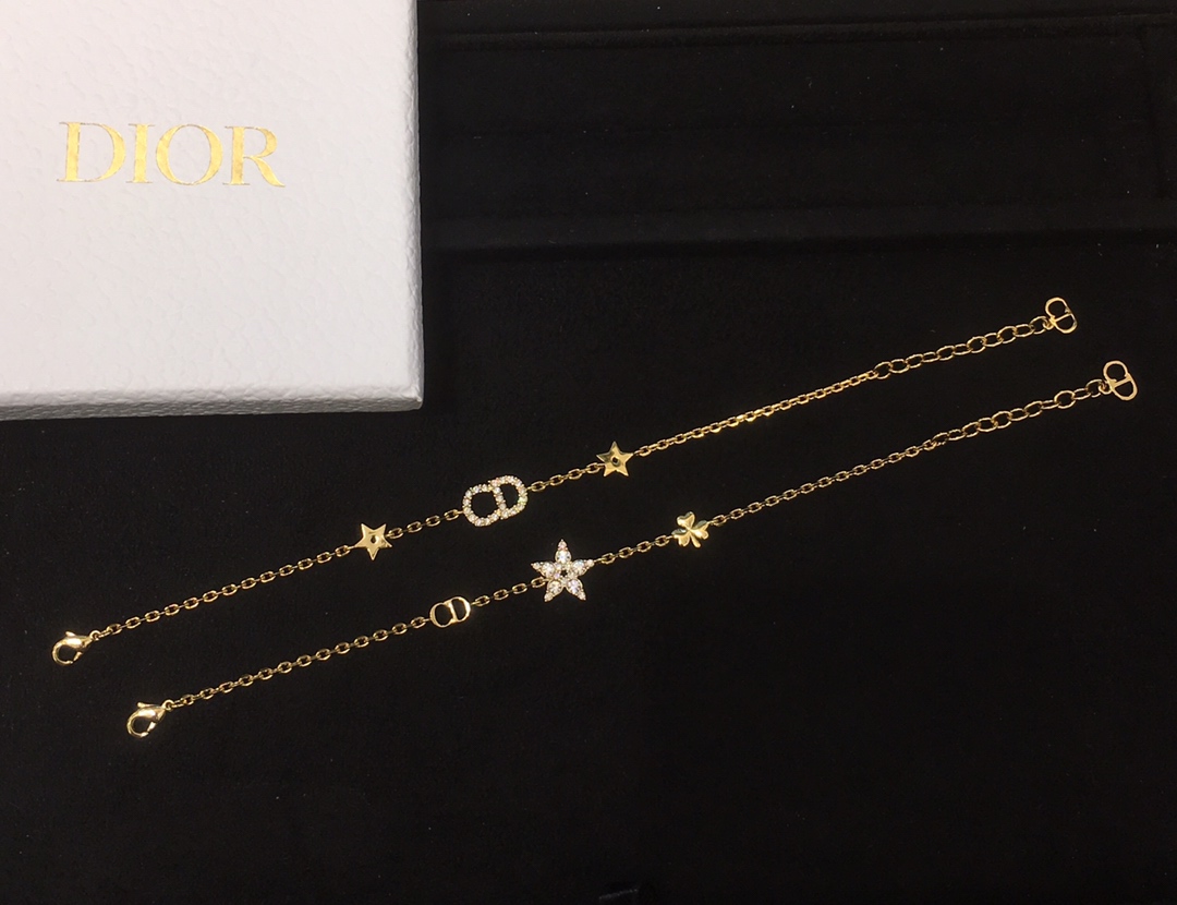 Dior Bracelet Gold Inlaid