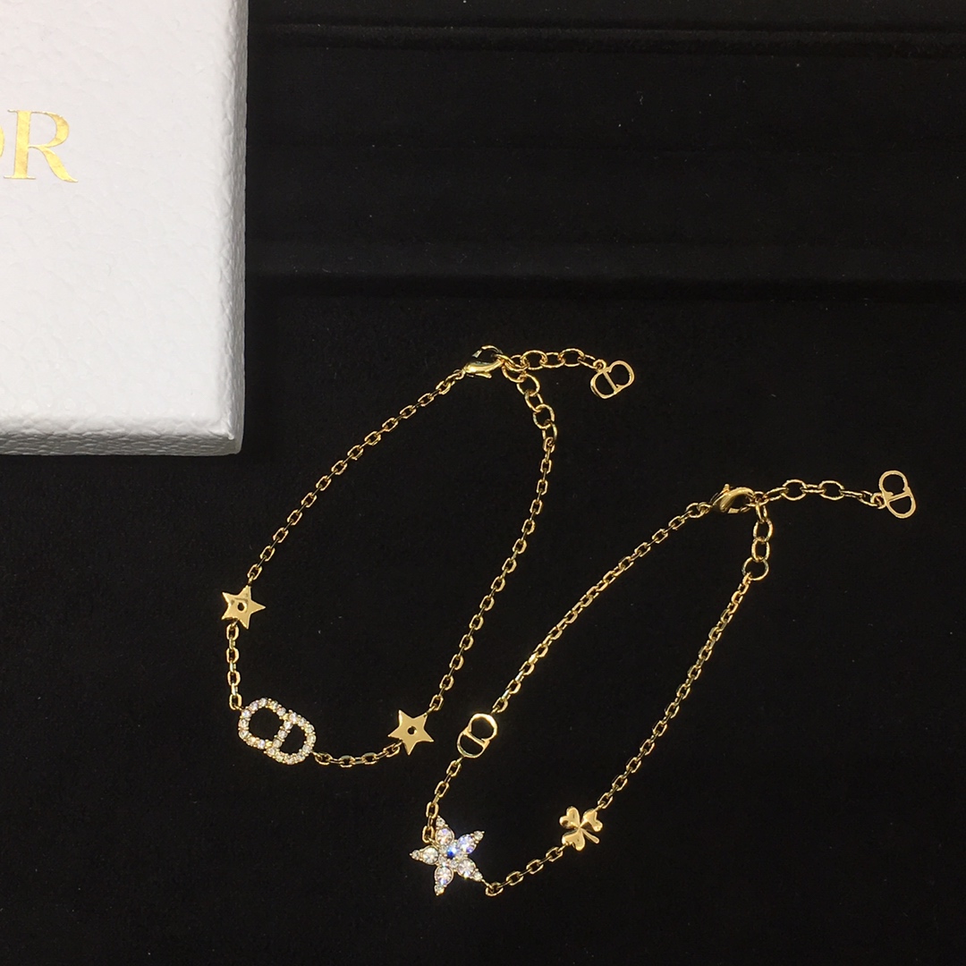 Dior Bracelet Gold Inlaid