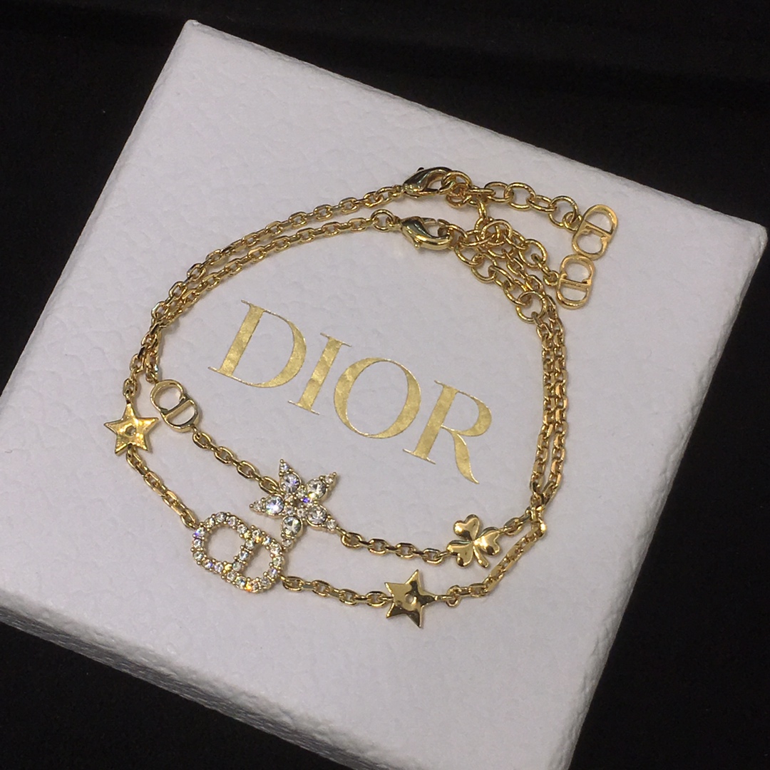 Dior Bracelet Gold Inlaid