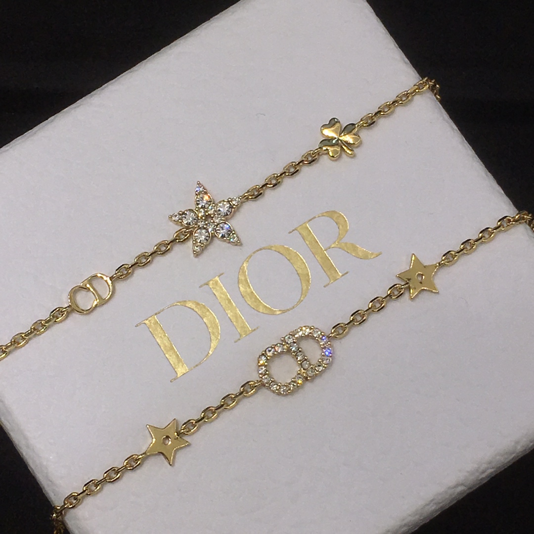 Dior Bracelet Gold Inlaid