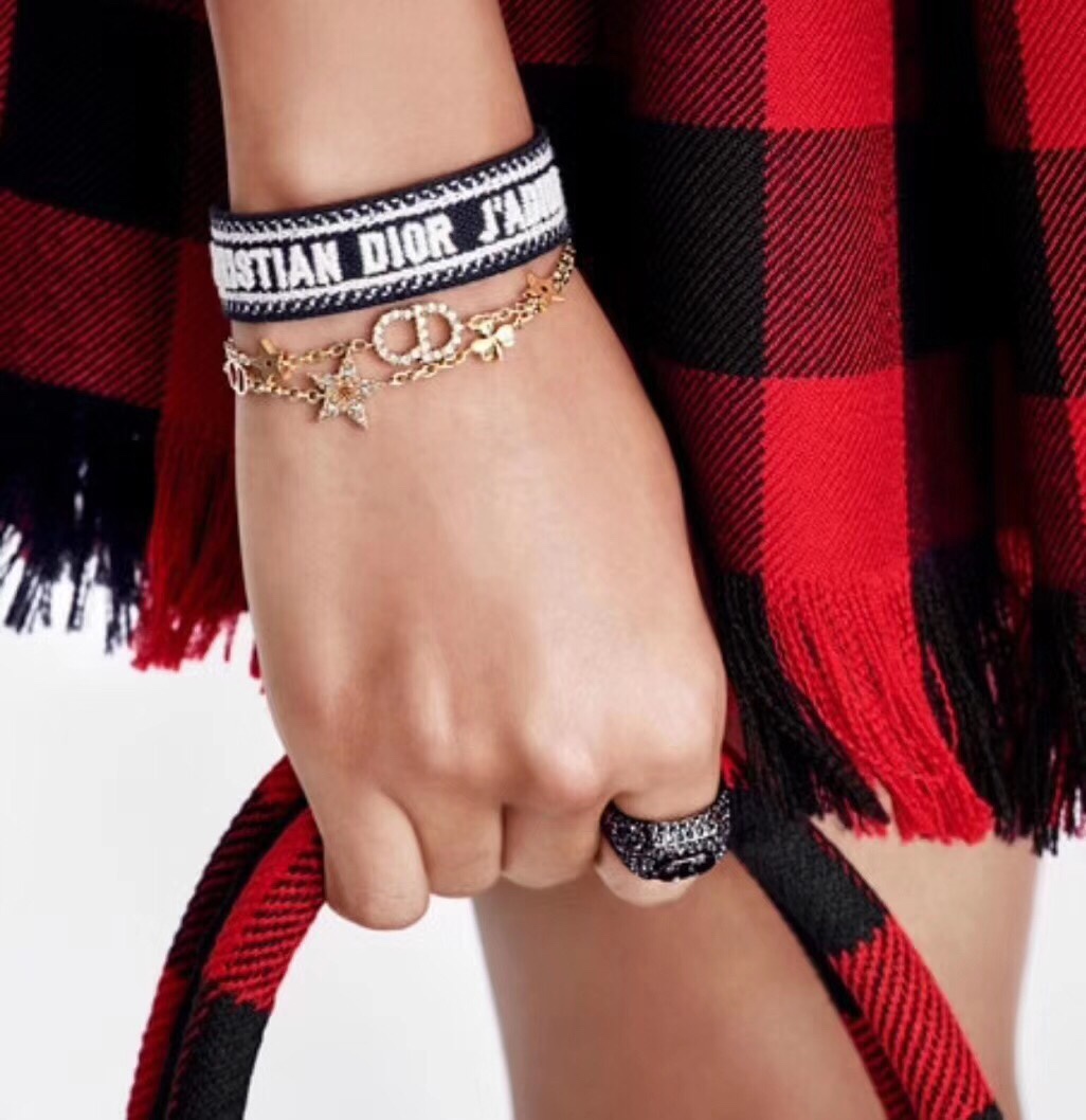 Dior Bracelet Gold Inlaid