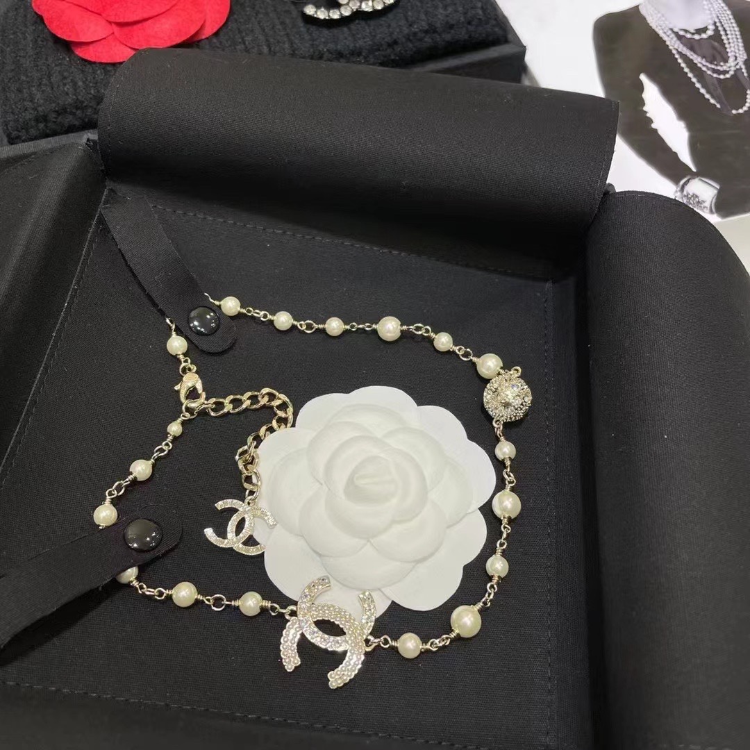 Chanel Necklace Pearl