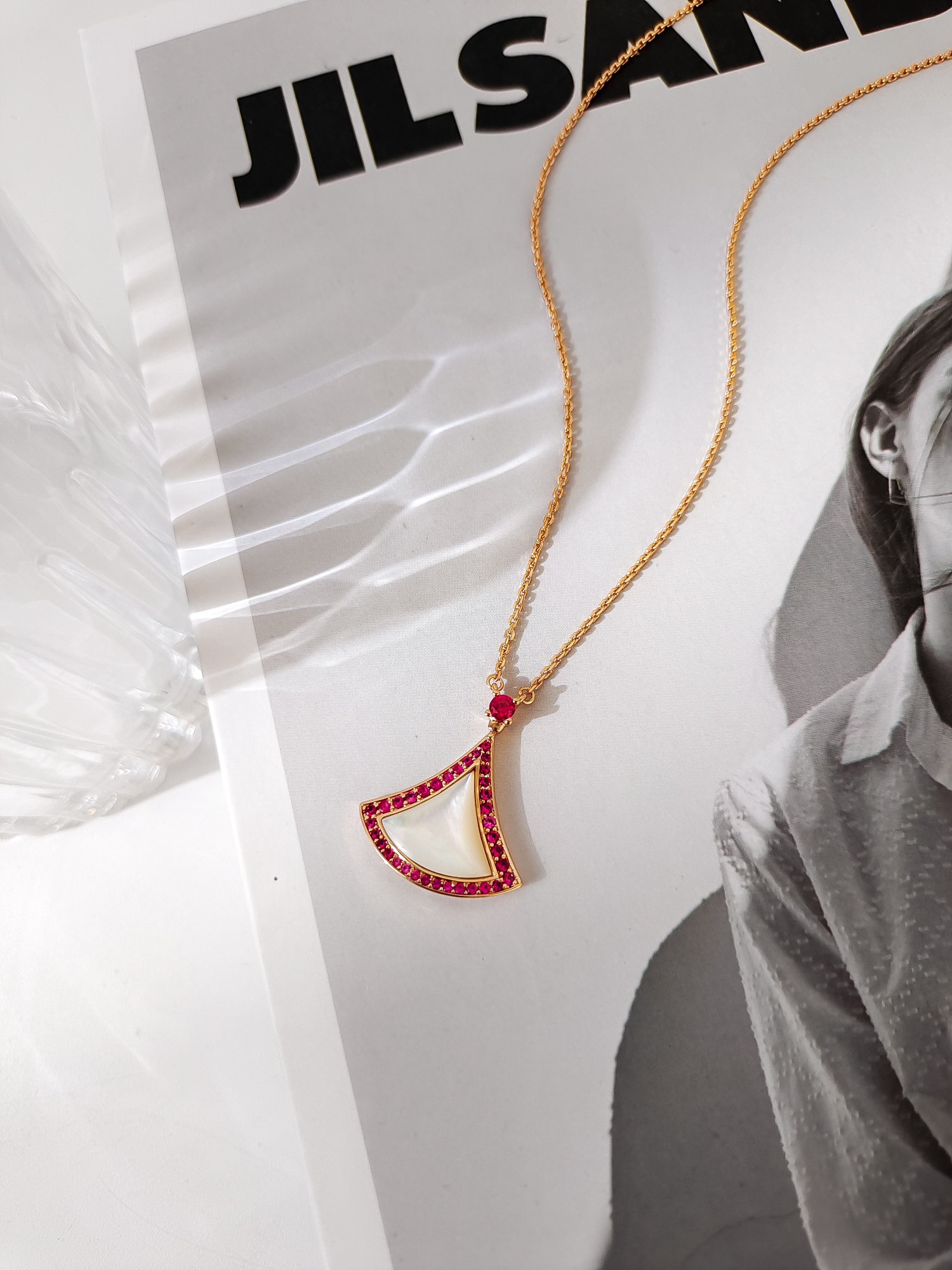 Bvlgari Female Necklace Pink S-m