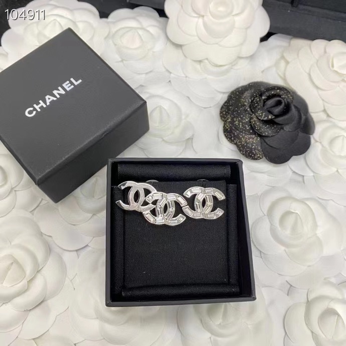 Chanel Earrings Silver Silver