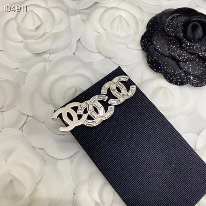 Chanel Earrings Silver Silver