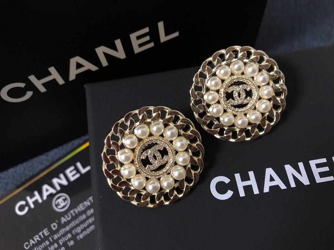 Chanel Earrings Silver S