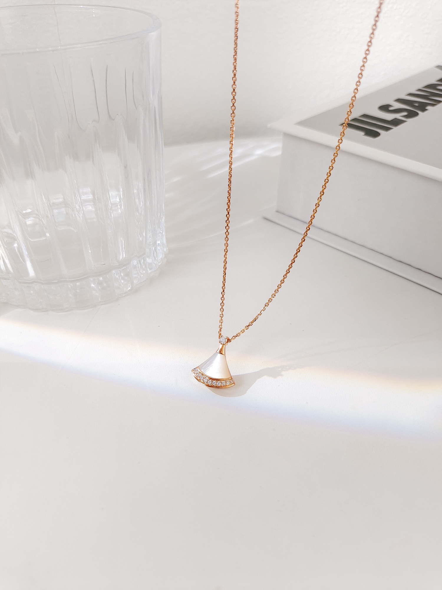 Bvlgari Necklace Silver Inlaid S-l-m