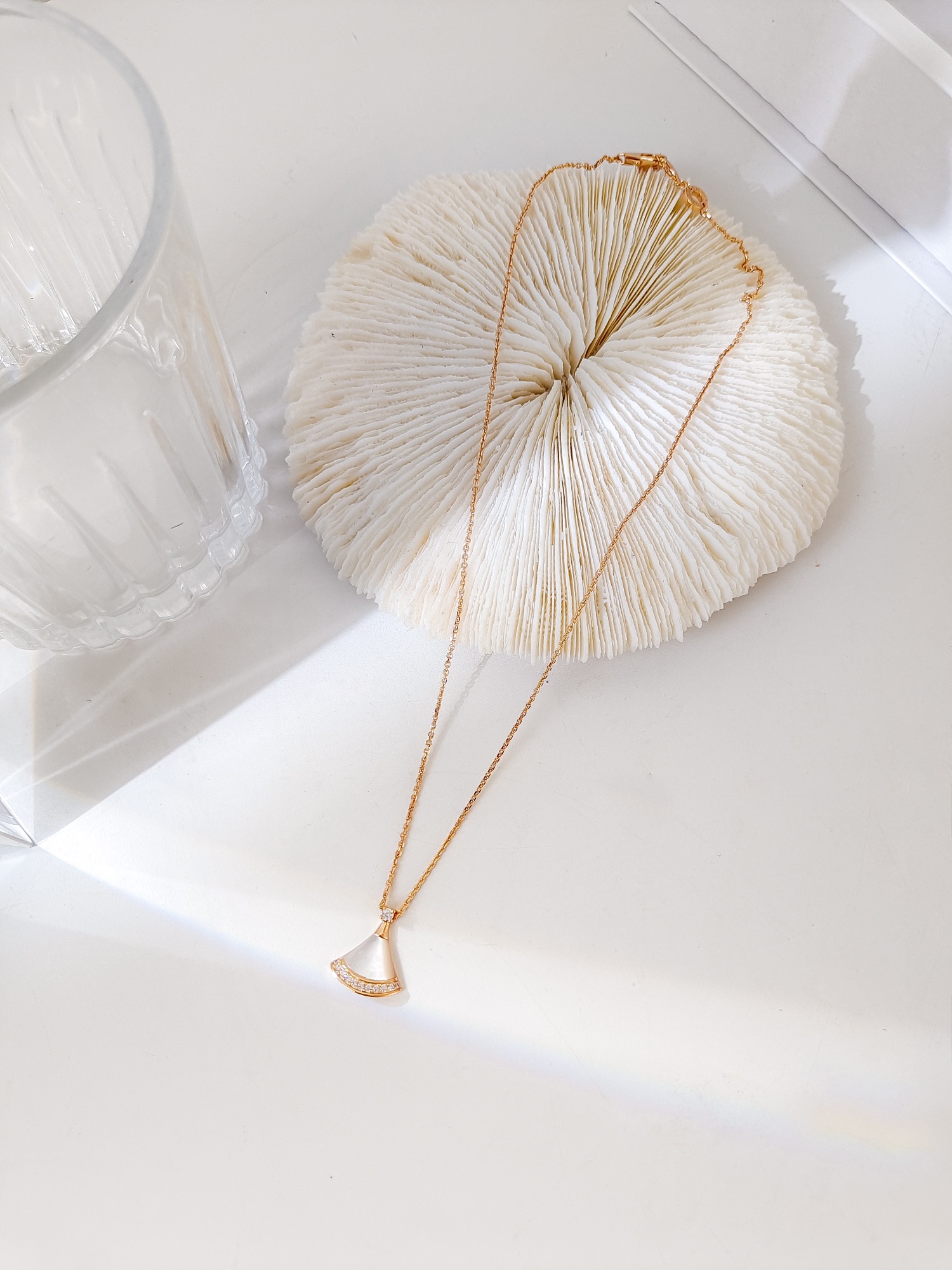 Bvlgari Necklace Silver Inlaid S-l-m